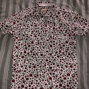 Dravus Roses SS Button-Up Size M